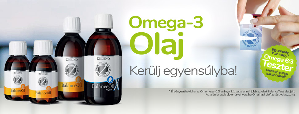 OMEGA 3 olaj és Omega 3 : 6 arány teszt - Kerülj egyensúlyba!